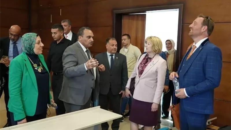 إشادة بريطانية بإمكانات جامعة بنها الأهلية