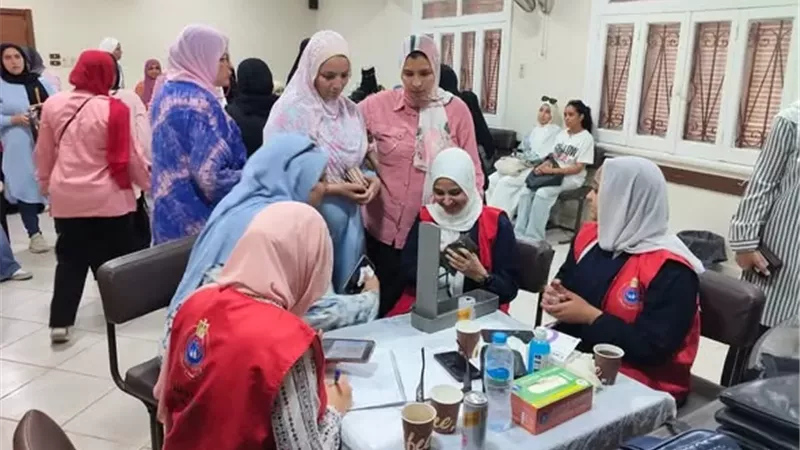 صحة الإسماعيلية تنظم قافلة طبية لجمعية عثمان الخيرية