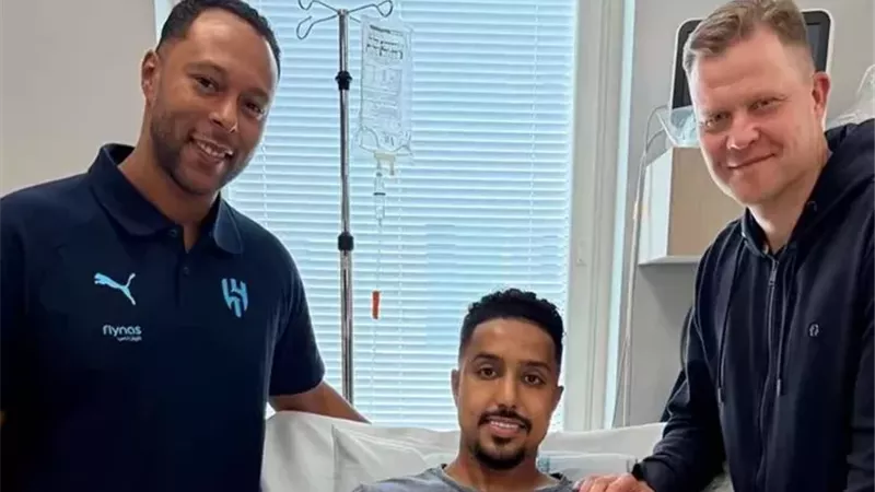 الهلال السعودي يعلن خضوع سالم الدوسري لجراحة ناجحة