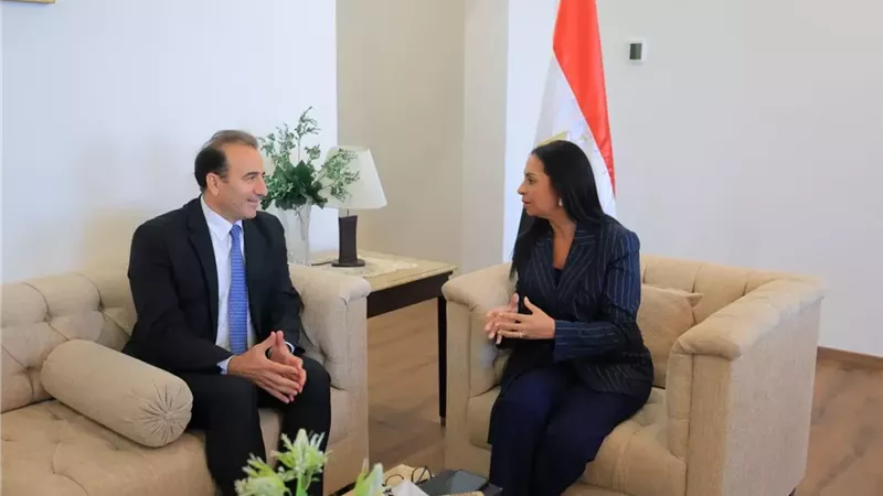 وزيرة التضامن تلتقي نائب الممثلة المقيمة لبرنامج الأمم المتحدة الإنمائي في مصر