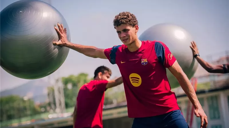 موعد مباراة برشلونة ويوروبا الإسباني وديا.. وظهور مرتقب لحمزة عبدالكريم