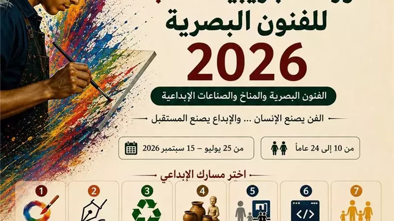 الفنون التشكيلية تُطلق الدورة التجريبية السابعةللاستثمار الإبداعى