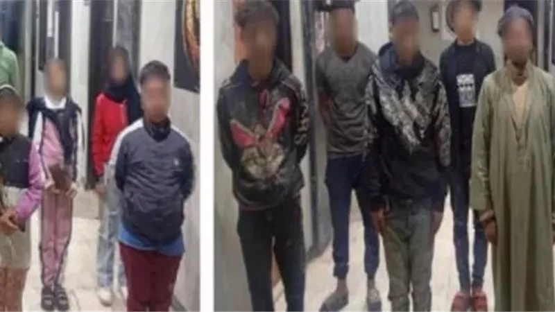 القبض على 7 رجال وسيدتين لتسولهم بأطفال فى الشوارع