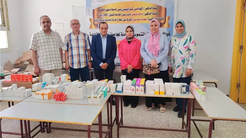 الكشف على ٤٠٠ و خدمات صحية وبيطرية بقافلة صالح