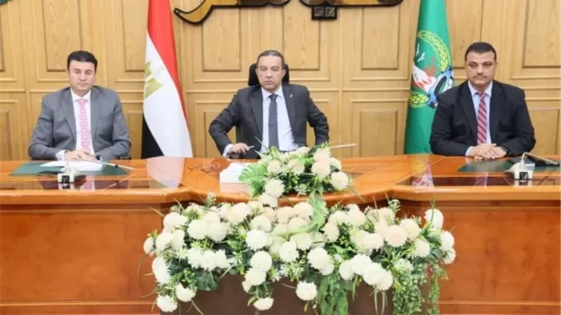 محافظ المنوفية يناقش الخطة الاستثمارية 2026/2027 وتسريع المشروعات