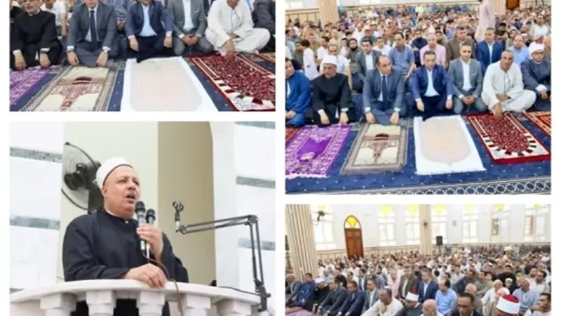 محافظ المنوفية يفتتح مسجد العمري البحري بالشهداء بعد تجديده