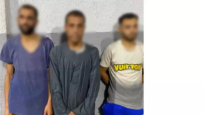 الأمن يداهم وكر مخدرات ويضبط 3 عناصر إجرامية في أشمون