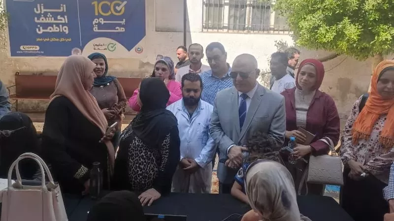 وكيل صحة القليوبية يدشن حملة 