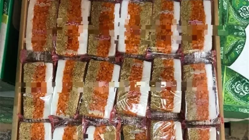 ضبط 320 كيلو حلوى مولد غير آمنة داخل مصنع غير مرخص بالقليوبية