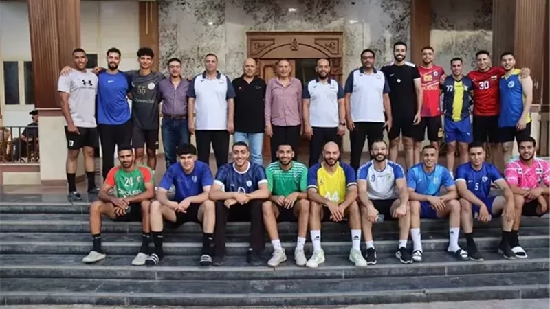 فريق اليد بنادي المنيا يبدأ فترة الإعداد استعداداً لدوري المحترفي