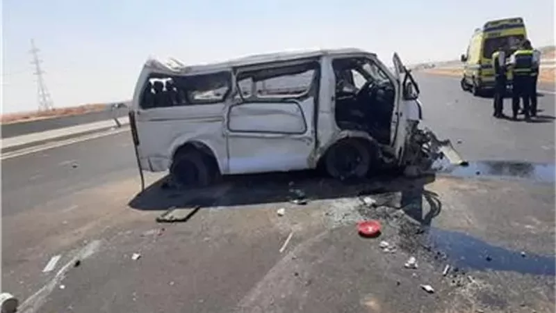 إصابة 5 أشخاص في انقلاب ميكروباص بالشرقية