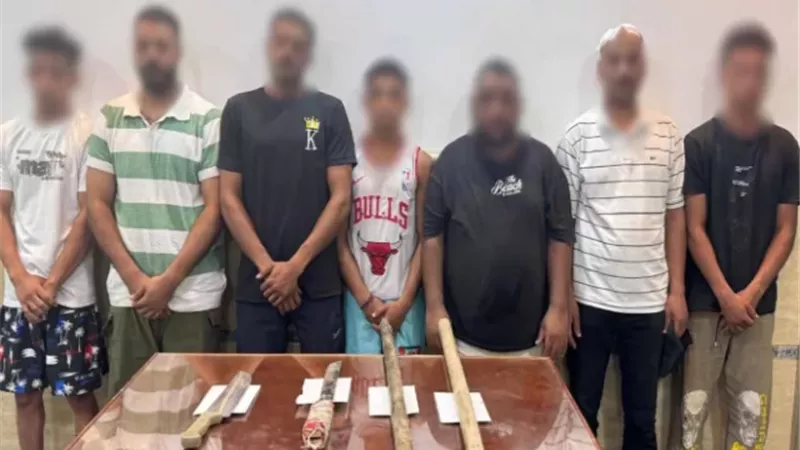 الأمن يضبط المتهمين في فيديو مشاجرة 