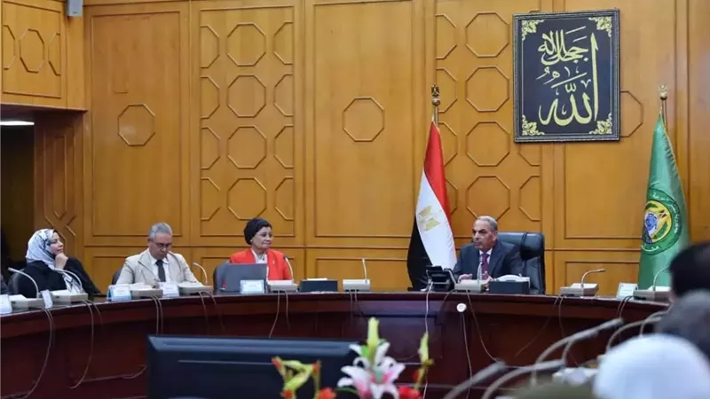 نائب وزير الصحة ومحافظ الإسماعيلية يشهدان اجتماع مجلس السكان