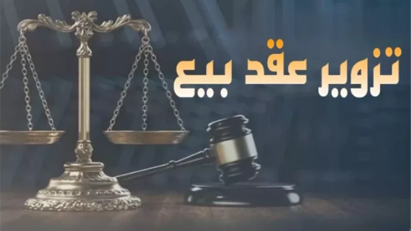 عقوبة تزوير عقد البيع
