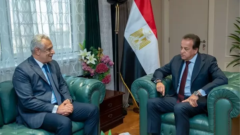 وزيرا الإنتاج الحربي والصحة يبحثان مستجدات عدد من المشروعات القومية