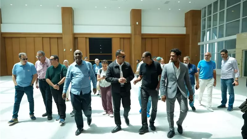 رئيس جهاز العلمين الجديدة يستقبل وفد وزارة الخارجية