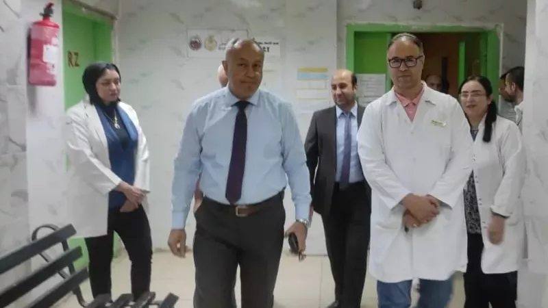 وكيل صحة القليوبية يتفقد الرعايات والطوارئ بمستشفى حميات بنها