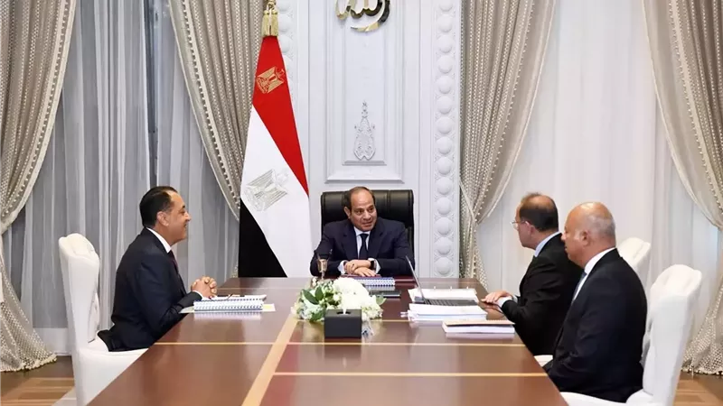الرئيس السيسي يستعرض مستجدات موقف التحوط ضد مخاطر تقلبات أسعار النفط العالمية