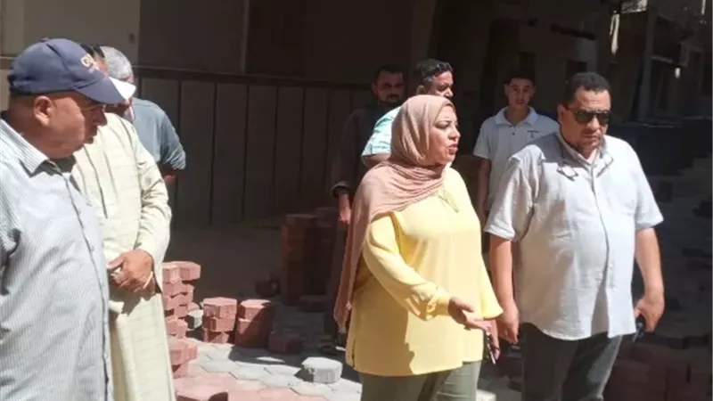 علوان: متابعة ميدانية لمشروعات الخطة الاستثمارية بالقوصية