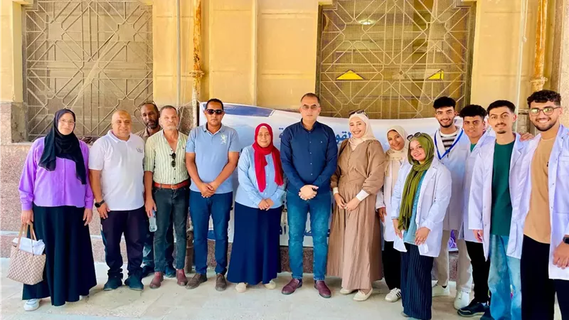 جامعة القناة توجه قافلة تنموية لقرية الغطوس بالإسماعيلية