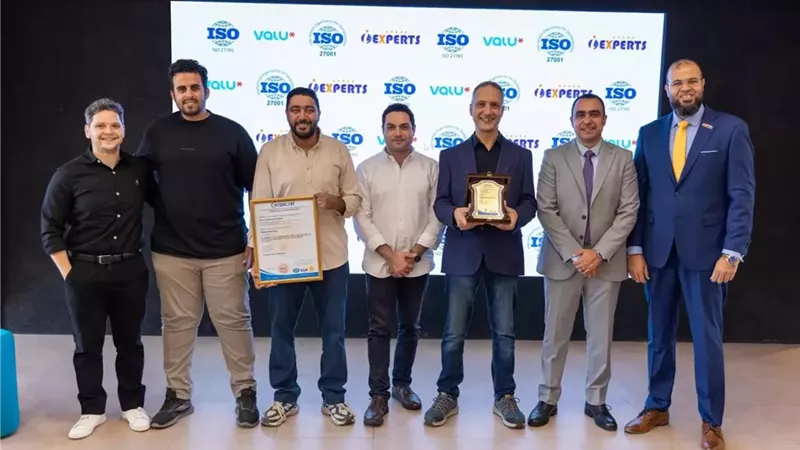 للعام الثانى على التوالى فاليو و iExperts تعلنان نجاح المراجعة الدورية لشهادتي ISO/IEC 27001 و ISO/IEC 27701