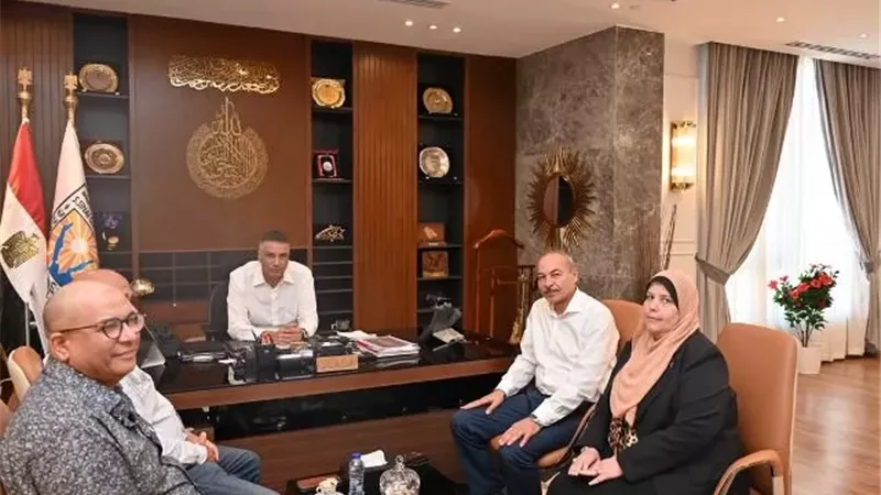 محافظ جنوب سيناء يستقبل رئيس جهاز تعمير سيناء ومدن القناة
