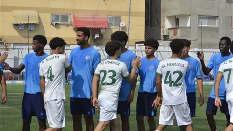 النصرالتعدين يواصل تألقه ويهزم الحرية مطروح بخماسية