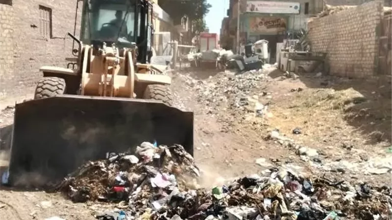 محافظ أسيوط: حملات نظافة ورفع المخلفات فى مدينة الغنايم