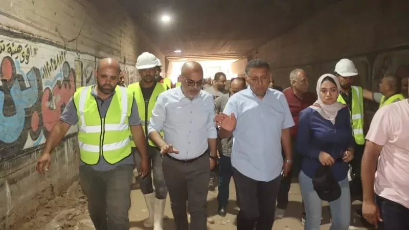 محافظ القليوبية يتفقد تطوير أنفاق الخصوص.. ويوجه بسرعة الانتهاء قبل 30 أغسطس
