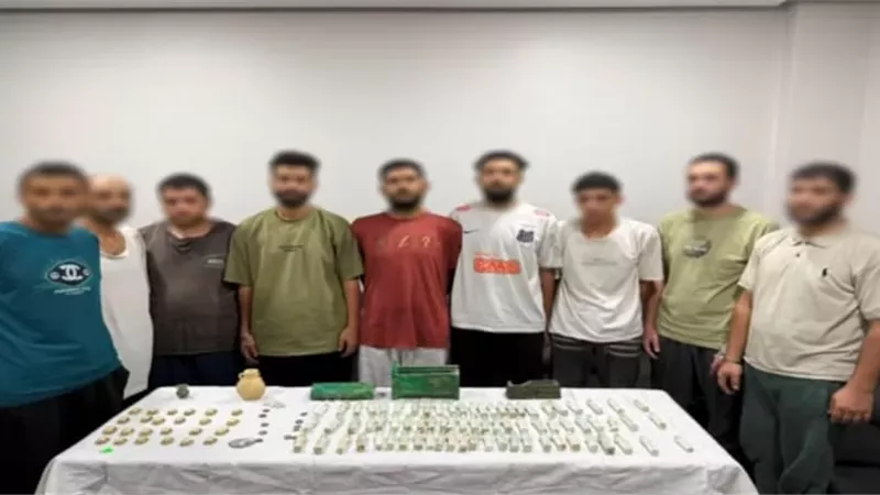سقوط عصابة التنقيب عن الآثار بشبين القناطر