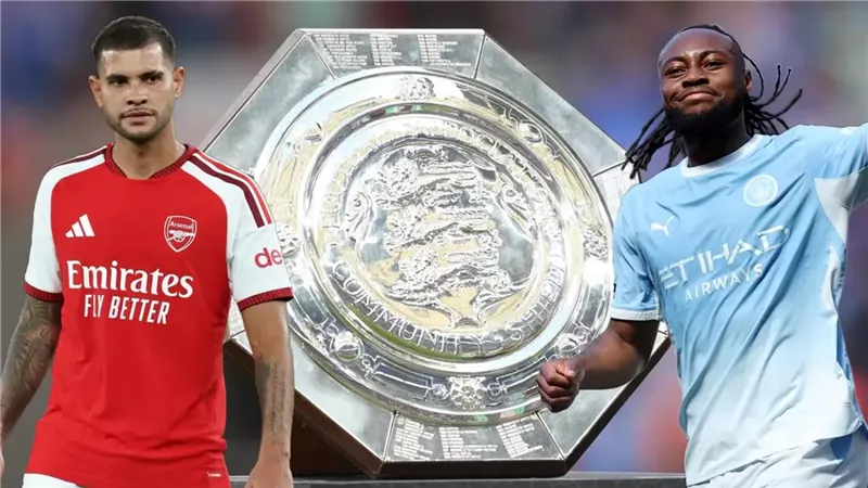 موعد مباراة مانشستر سيتي وآرسنال اليوم في كأس الدرع الخيرية