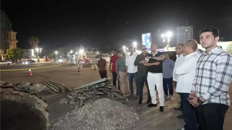 محافظ أسيوط يواصل متابعة تطوير ميادين المدينة بالمشاركة المجتمعية