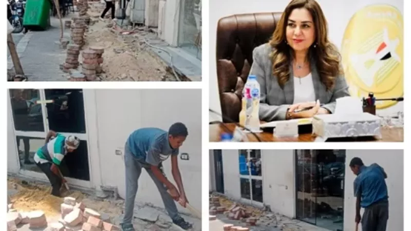 وزيرة التنمية المحلية : بدء تطوير شارع إبراهيم باشا بالكوربة