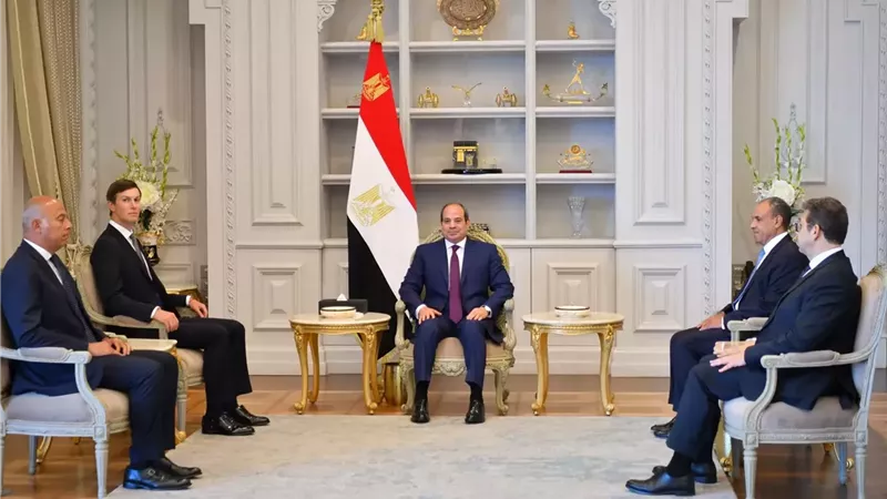 كوشنر يشيد بجهود مصر والرئيس السيسي في دعم السلام والاستقرار بالمنطقة