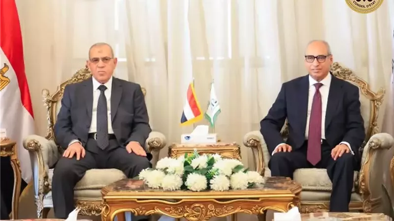 رئيس مجلس الدولة يستقبل رئيس مجلس القضاء الأعلى لتقديم التهنئة