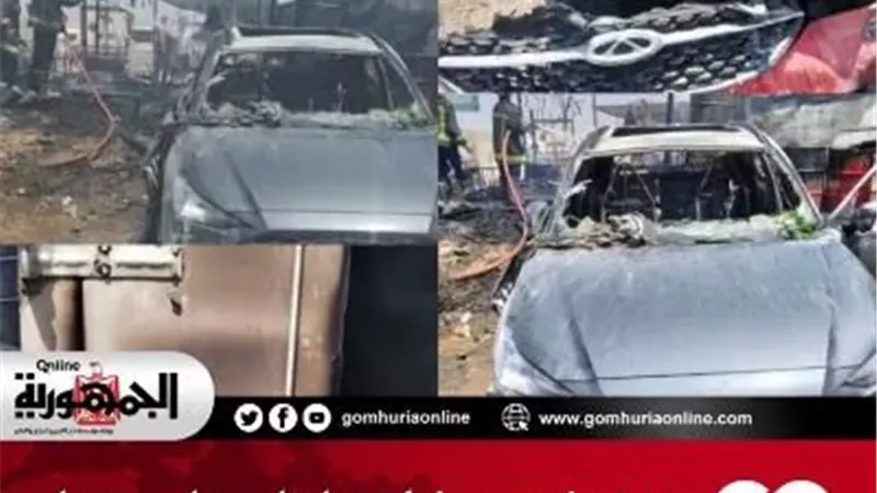 حريق يلتهم سيارات داخل جراج بشبرا الخيمة.. والحماية المدنية تحاصر النيران