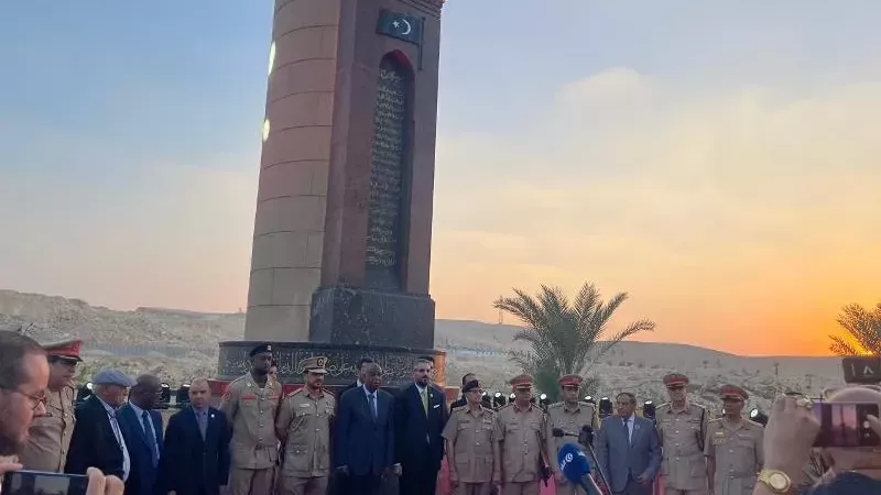 السفير الليبي يفتتح النصب التذكاري لشهداء الجيش الليبي بالقاهرة