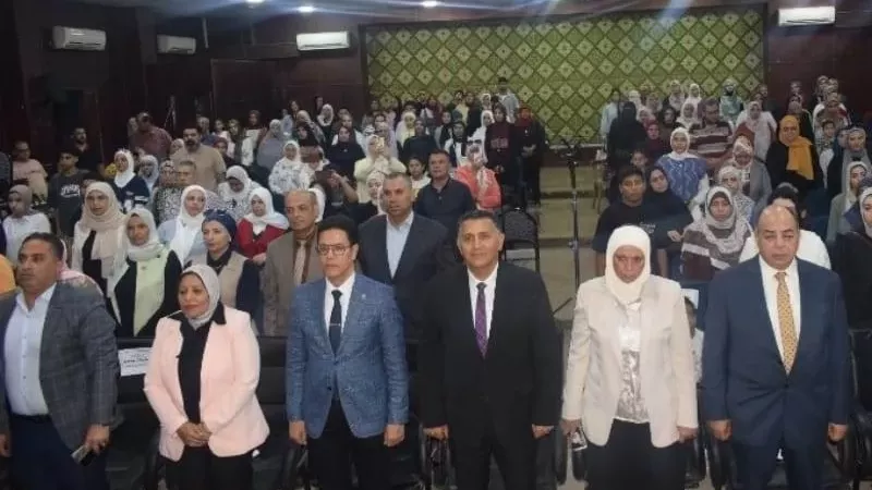 محافظ القليوبية ورئيس جامعة بنها يشهدان احتفالية