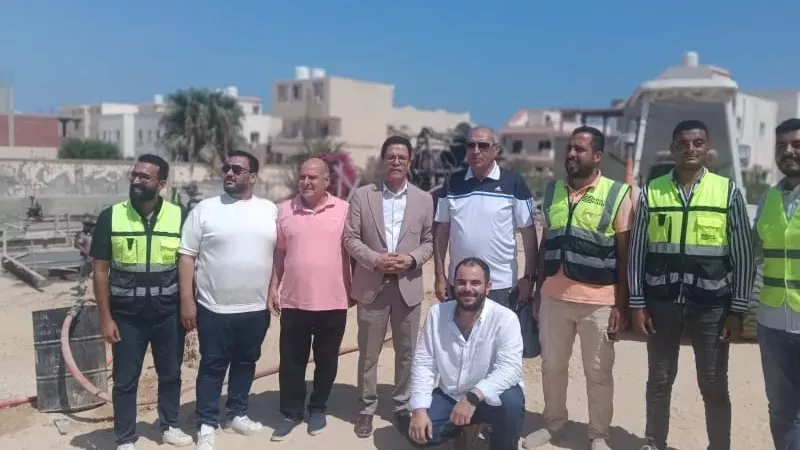 رئيس جامعة بنها يتفقد إنشاء المعسكر الدائم للطلاب بسيدي عبد الرحمن