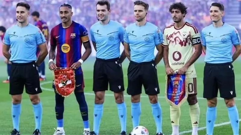 2-1 .. الأهلي يسقط بثنائية أمام برشلونة في كأس خوان جامبر