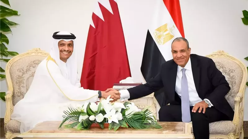 وزير الخارجية :مصر وقطر تحرصان على تعزيز العلاقات