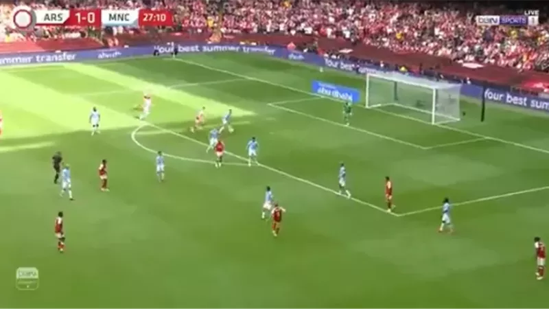 كأس الدرع الخيرية.. آرسنال يتقدم أمام السيتي بثنائية فى الشوط الأول