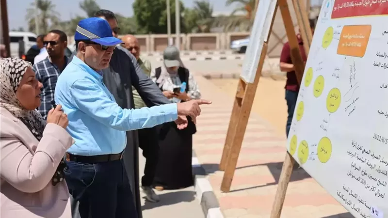 تشغيل محطة معالجة صرف صحي ملوي بطاقة تصل إلى 40 ألف م³ يوميًا