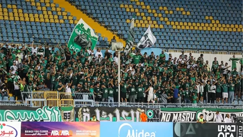 جماهير بورسعيد فرحانه بفوز المصرى على سموحة فى الدورى