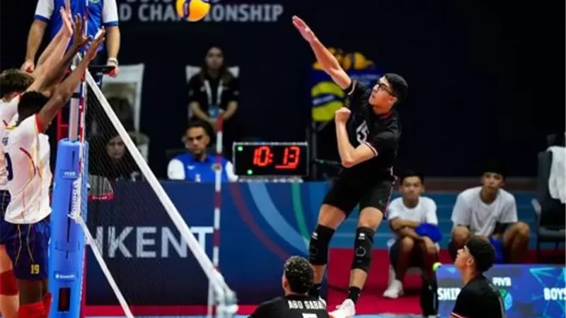 منتخب مصر يهزم إسبانيا ويتأهل لدور الـ 16 مونديال الطائرة للناشئين