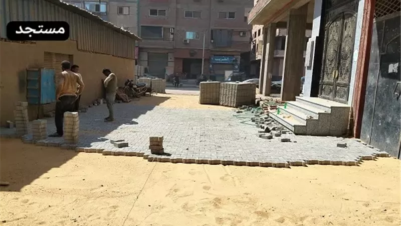 بدء أعمال رصف وتطوير عدد من الشوارع بالوراق وجنوب بالجيزة