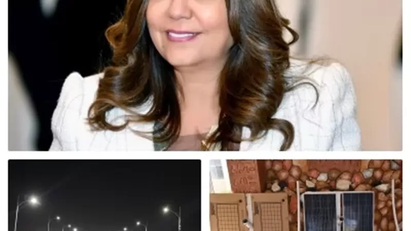 منال عوض: إنارة شوارع جنوب سيناء بالطاقة الشمسية