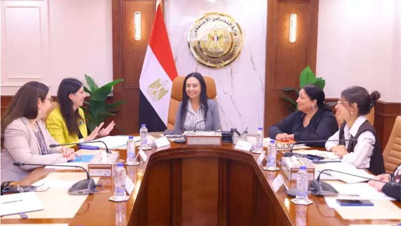 وزيرة التضامن وممثلة منظمة اليونيسف في مصر تبحثان تعزيز التعاون
