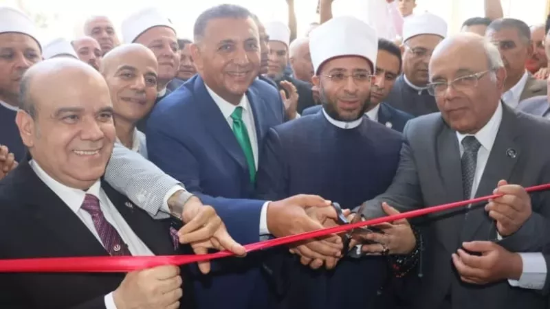 محافظ القليوبية ووزير الأوقاف يفتتحان مجمع الرحمة الإسلامي بطوخ