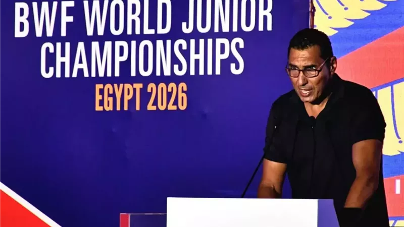 وزير الشباب يشهد مراسم قرعة بطولة العالم للريشة الطائرة بالعلمين